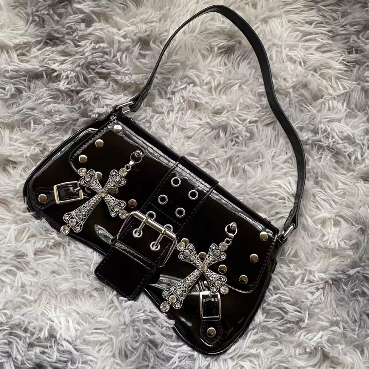 gothic hand bag
